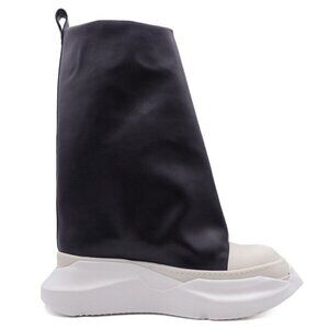 Rick Owens DRKSHDW Black Fogachine Sneak Boots 39 W9 M6 NIB